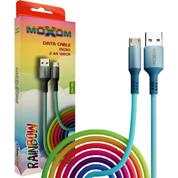 کابل MOXOM KH-100 MICRO رنگین کمان