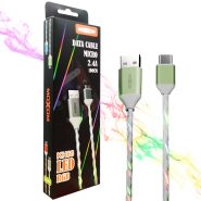 کابل MOXOM KH-68 LED MICRO سبز