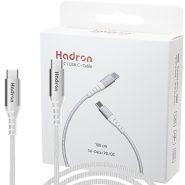 کابل  TYPE-C دوسر C-C02 PD سفید HADRON