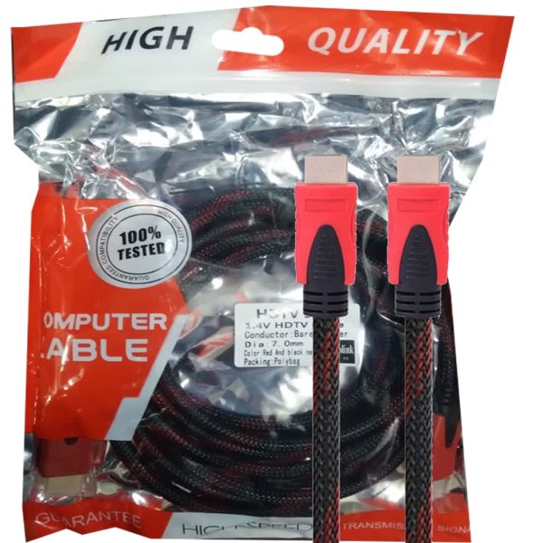 کابل V-LINK 10M HDMI کابل زرهی