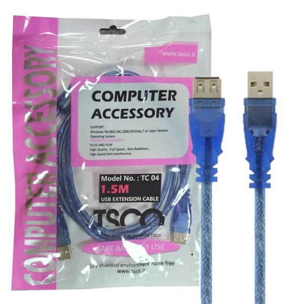 کابل افزایش 1.5M…USB تسکوTSCO