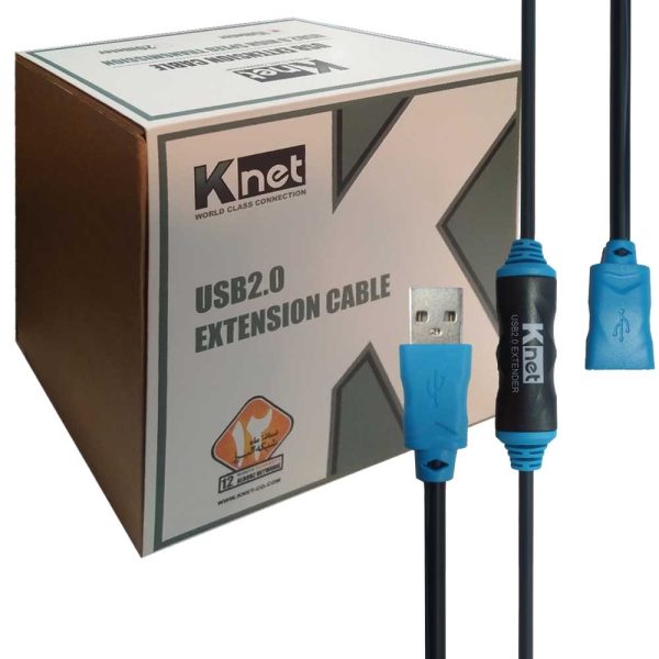 کابل افزایش 15M USB برددار KNET