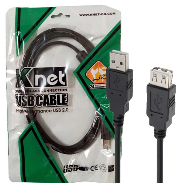 کابل افزایش KNET 1.5M USB