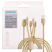 کابل شارژ روموس ROMOSS CB20A 2IN1