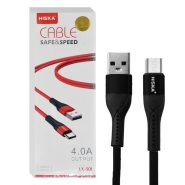 کابل شارژ هیسکا HISKA LX301 1M مشکی MICRO