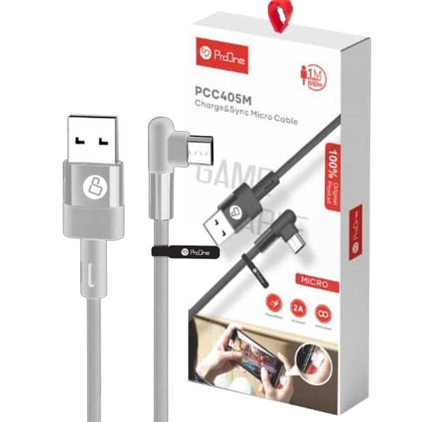کابل شارژ پرووان PROONE PCC405M MICRO سفید