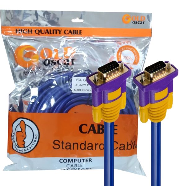 کابل مانیتور G-OSCAR VGA 3+9 15M