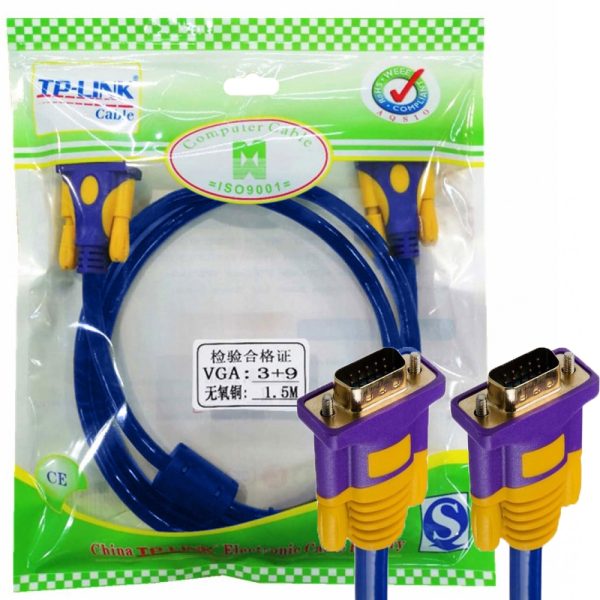 کابل مانیتور TP-LINK 3+9 VGA 1.5M