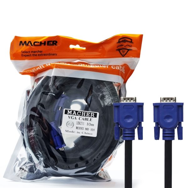 کابل مانیتور مچر MACHER MR-104 VGA 10M