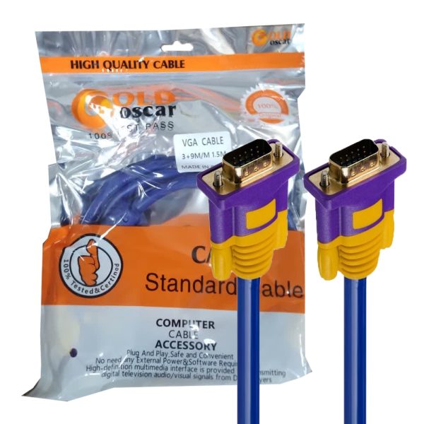 کابل مانیتورG-OSCAR VGA 3+9 1.5M