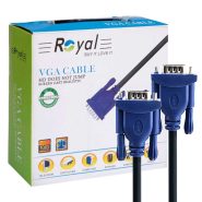 کابل مانیتورROYAL.VGA3+4BOX.20M
