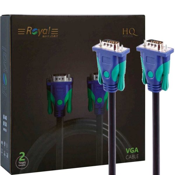 کابل مانیتورROYAL.VGA–3+6–15M