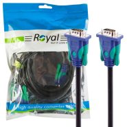 کابل مانیتورROYAL.VGA–3+6–3M.