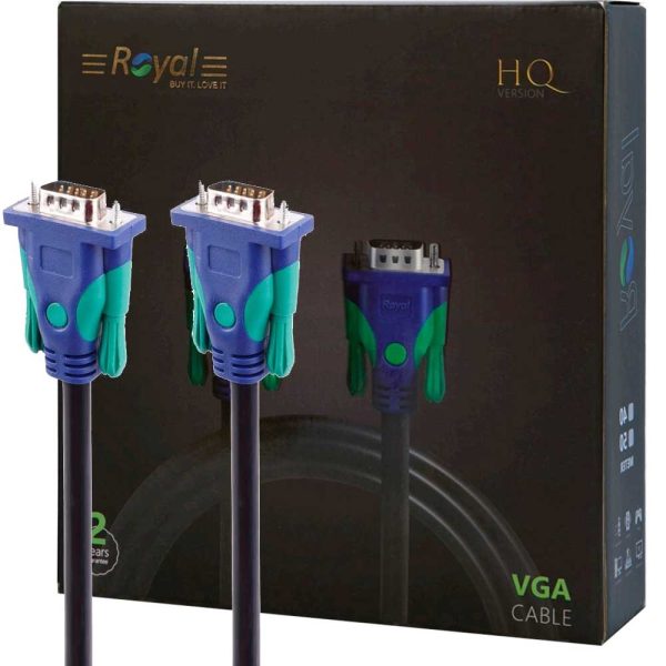 کابل مانیتورROYAL.VGA–3+6–40M
