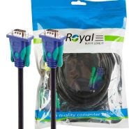 کابل مانیتورROYAL.VGA–3+6–5M.