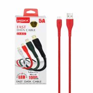 کابل هیسکا  LX832 MICRO قرمز HISKA
