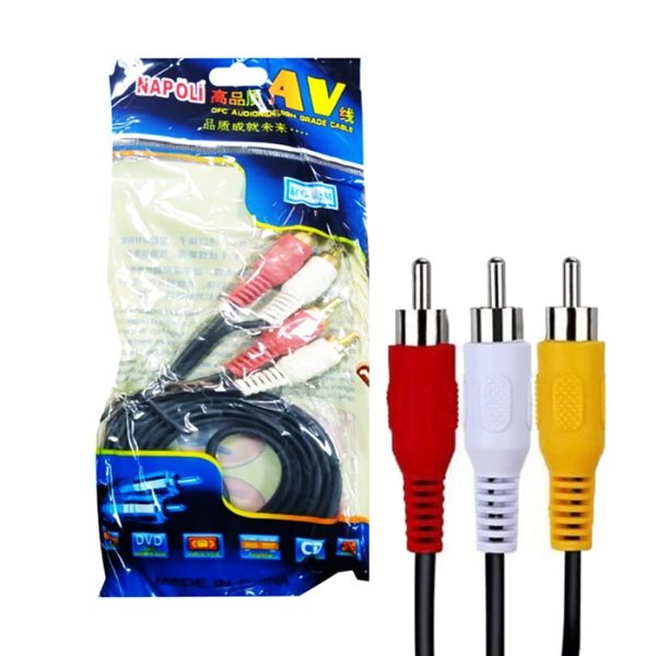 کابل ویدئو 3به 3مشمایی V-LINK.5M