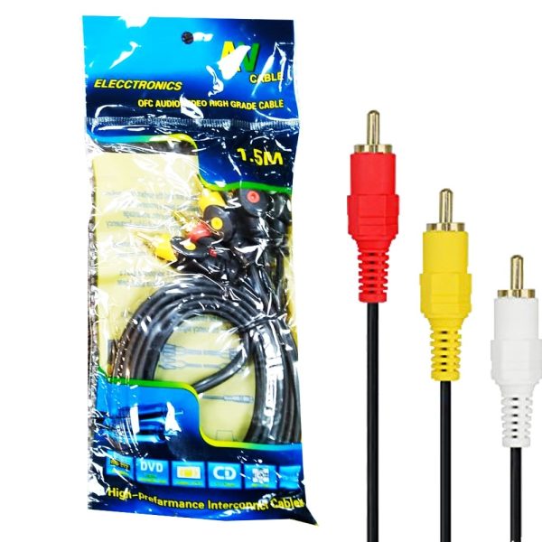 کابل ویدئو 3ـ3ضخیم V-LINK.1.5M.