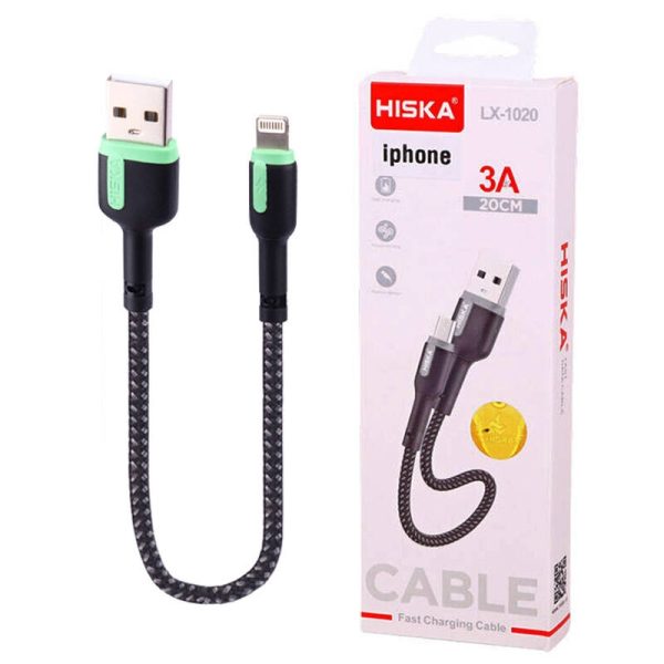 کابل پاوربانکی هیسکا HISKA 1020 IPHONE