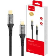 کابل پرووان IPHONE مشکی PROONE PCC114PD