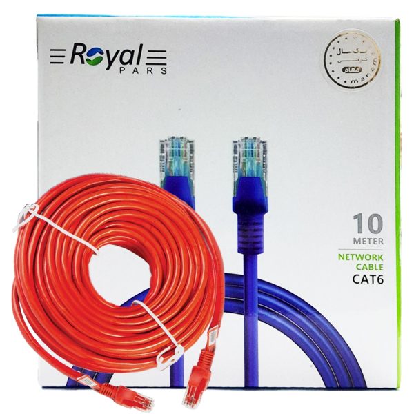 کابل پچکورد CAT6 رویال ROYAL 10M