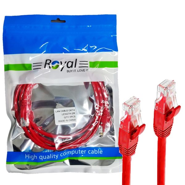 کابل پچکورد رویال CAT6 رویال ROYAL 2M