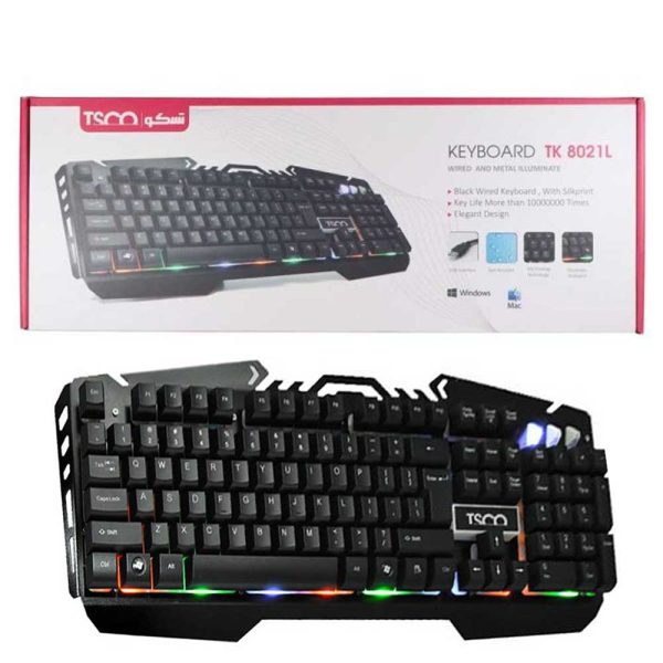 کیبورد سیم دار تسکو گیمینگ TK8021L