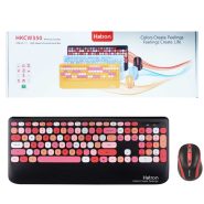 کیبورد ماوس بیسیم hatron HKCW350 قرمز