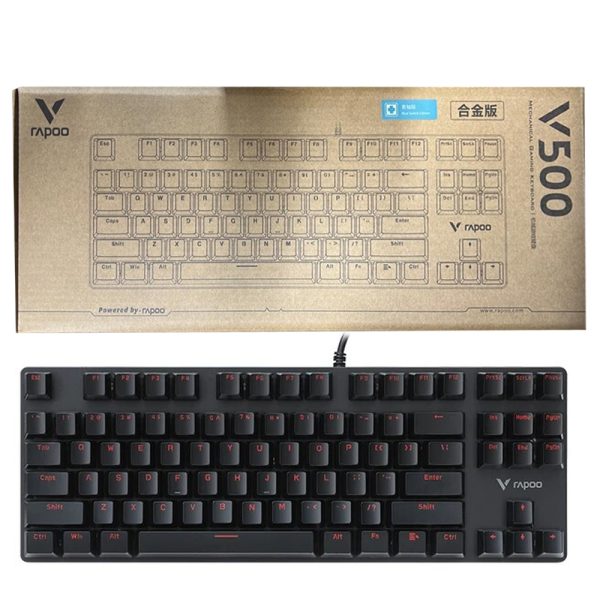 کیبورد گیمینگ V500 ALLOY مشکی RAPOO