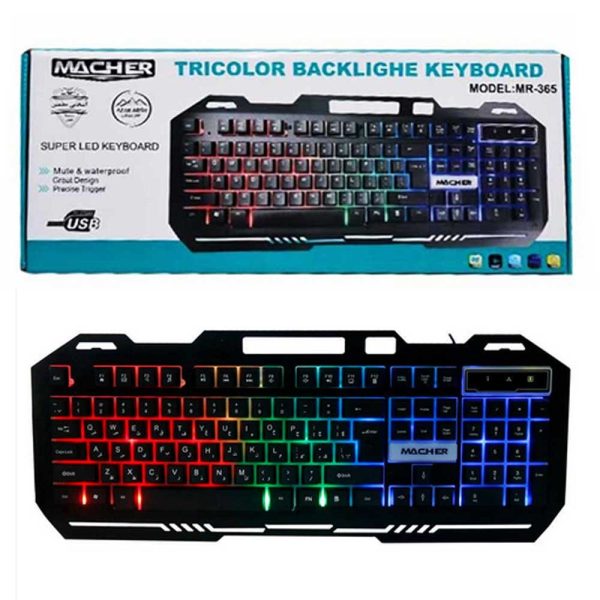 کیبوردگیمینگ  MACHER.MR-365RGB
