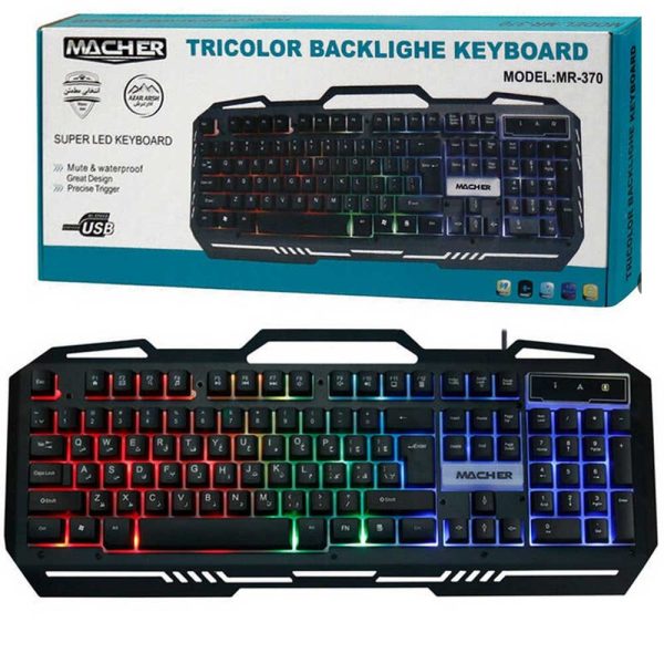 کیبوردگیمینگ  MACHER.MR-370RGB